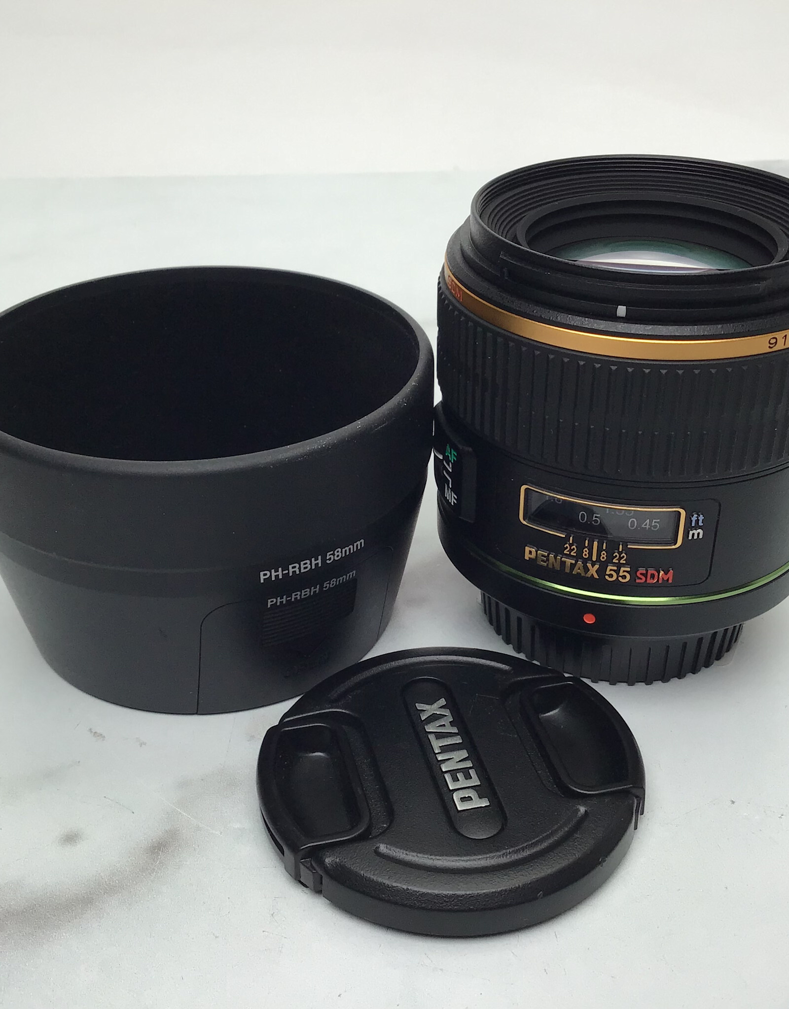 Pentax Pentax DA 55mm f1.4 SDM Lens MF Only Used AS-IS