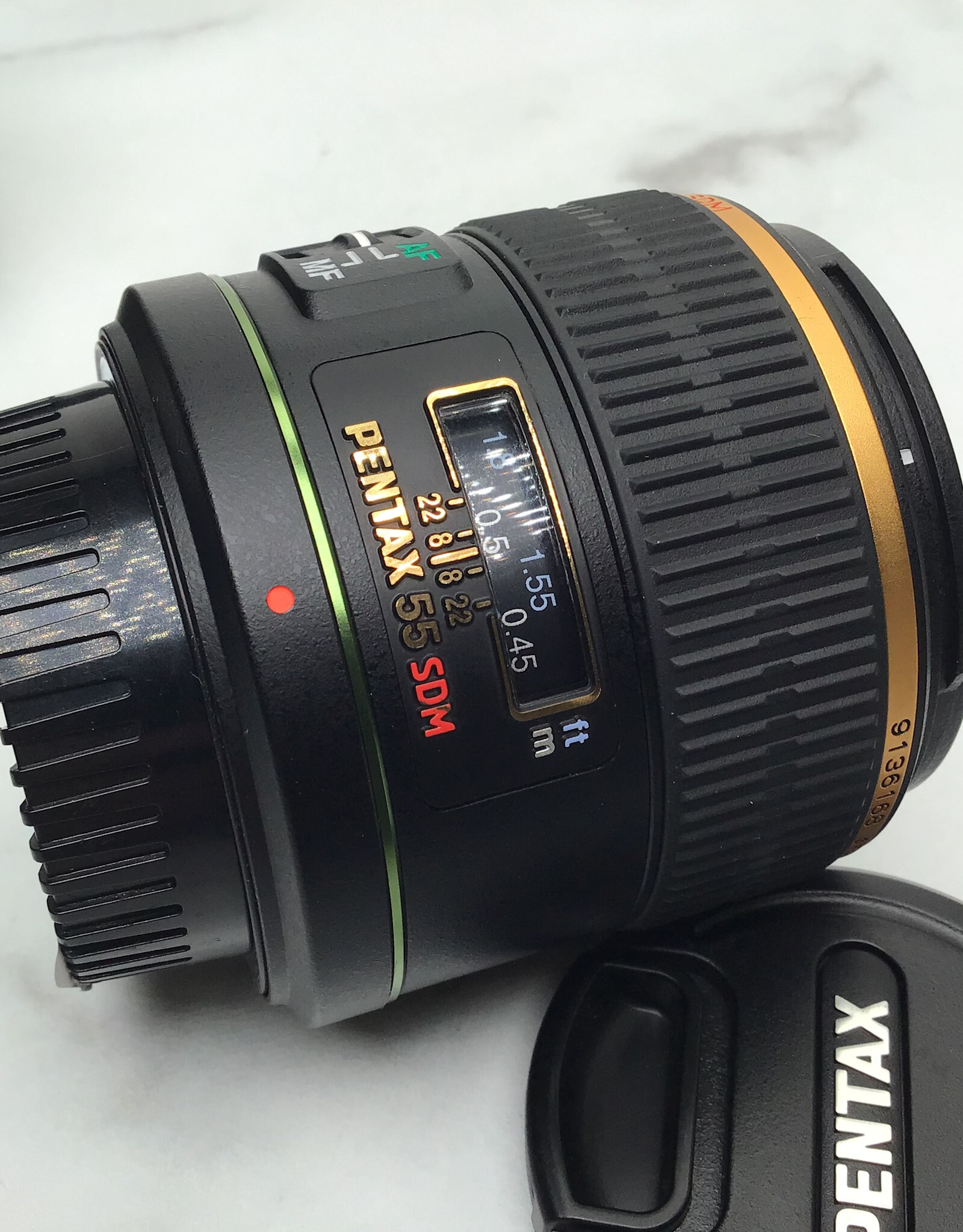 Pentax Pentax DA 55mm f1.4 SDM Lens MF Only Used AS-IS