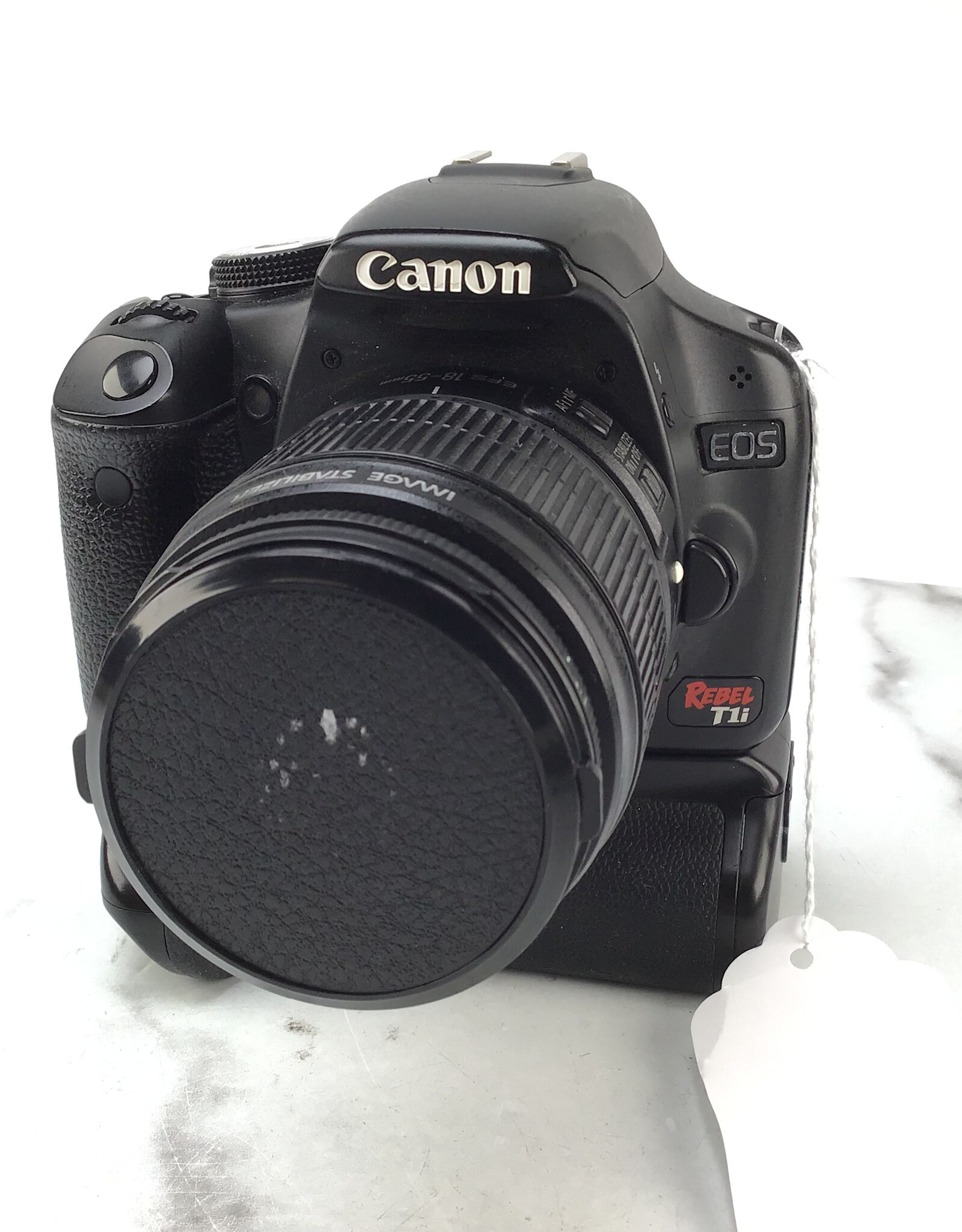 CANON Canon Rebel T1i Camera w/ Neewer Grip, 18-55mm Used Fair