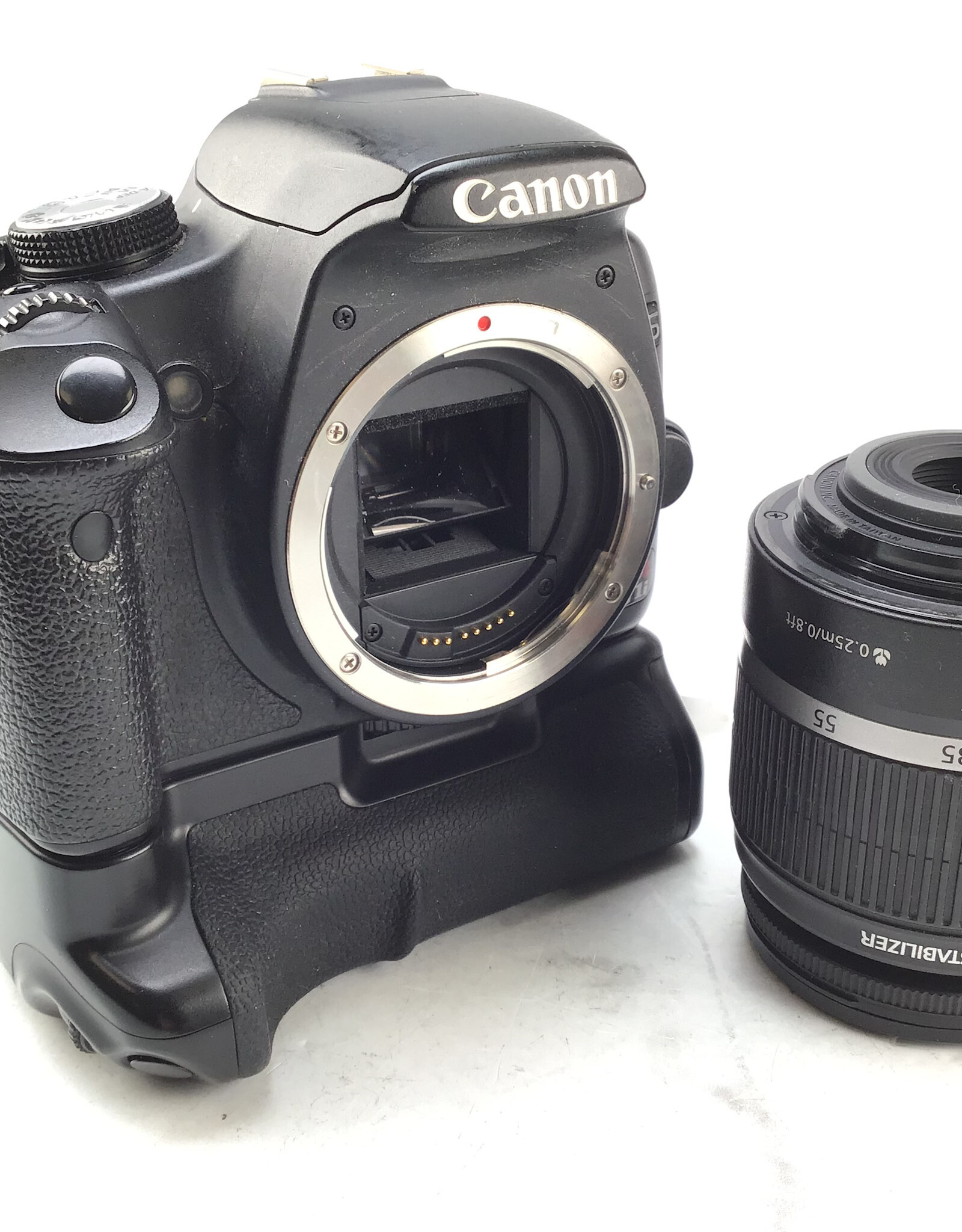 CANON Canon Rebel T1i Camera w/ Neewer Grip, 18-55mm Used Fair