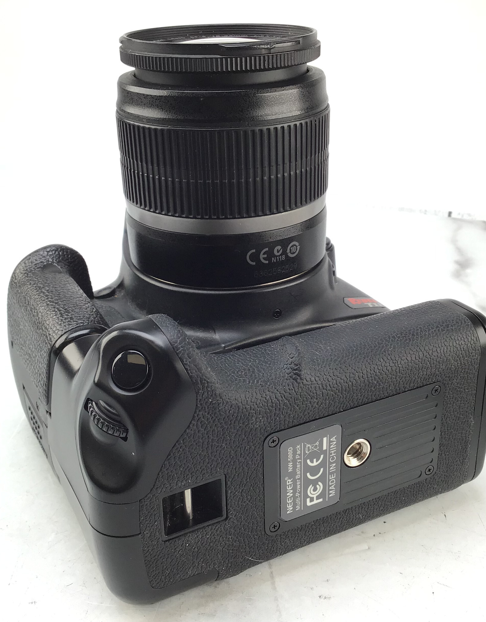 CANON Canon Rebel T1i Camera w/ Neewer Grip, 18-55mm Used Fair