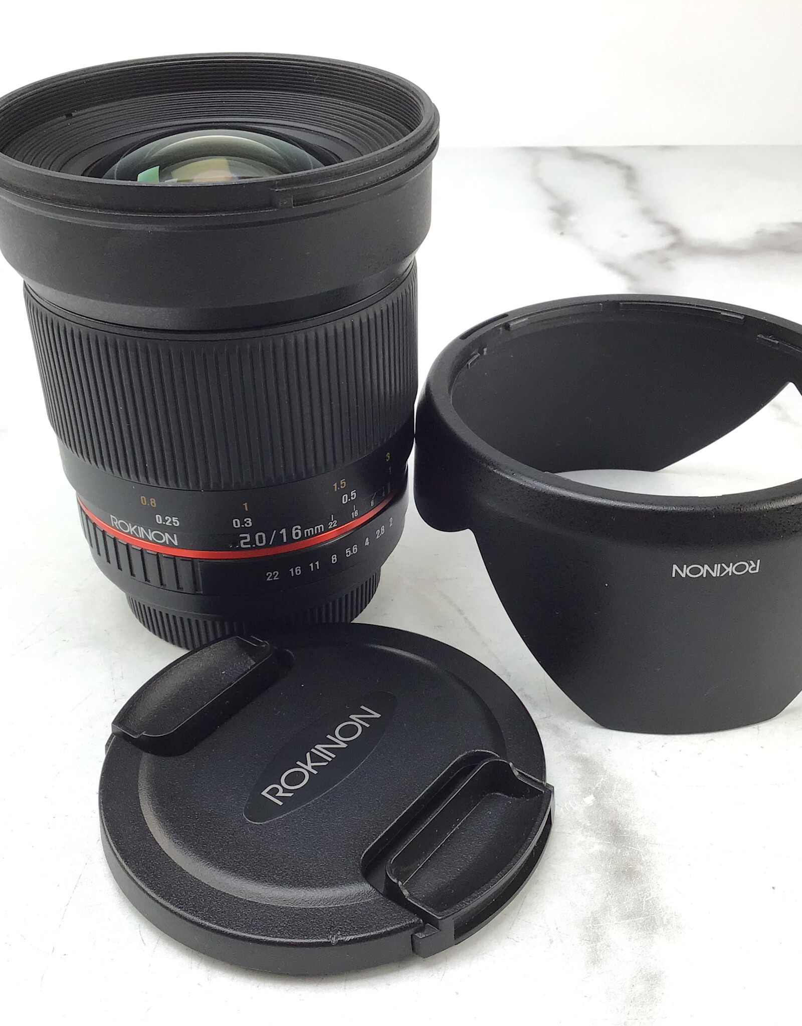ROKINON Rokinon 16mm f2 ED AS UMC Lens for Canon EF Used Good