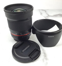 ROKINON Rokinon 16mm f2 ED AS UMC Lens for Canon EF Used Good