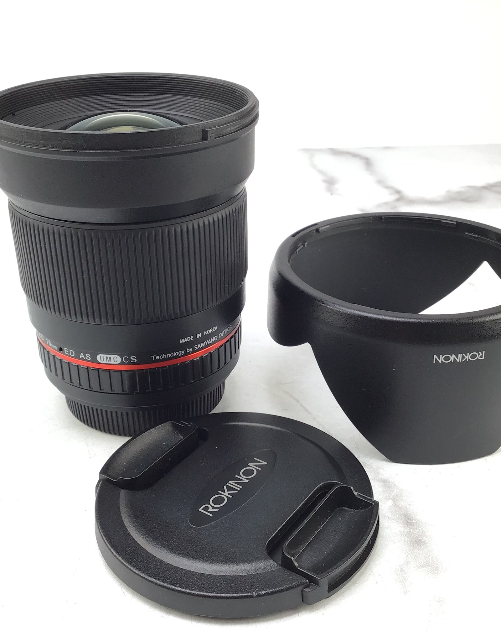 ROKINON Rokinon 16mm f2 ED AS UMC Lens for Canon EF Used Good