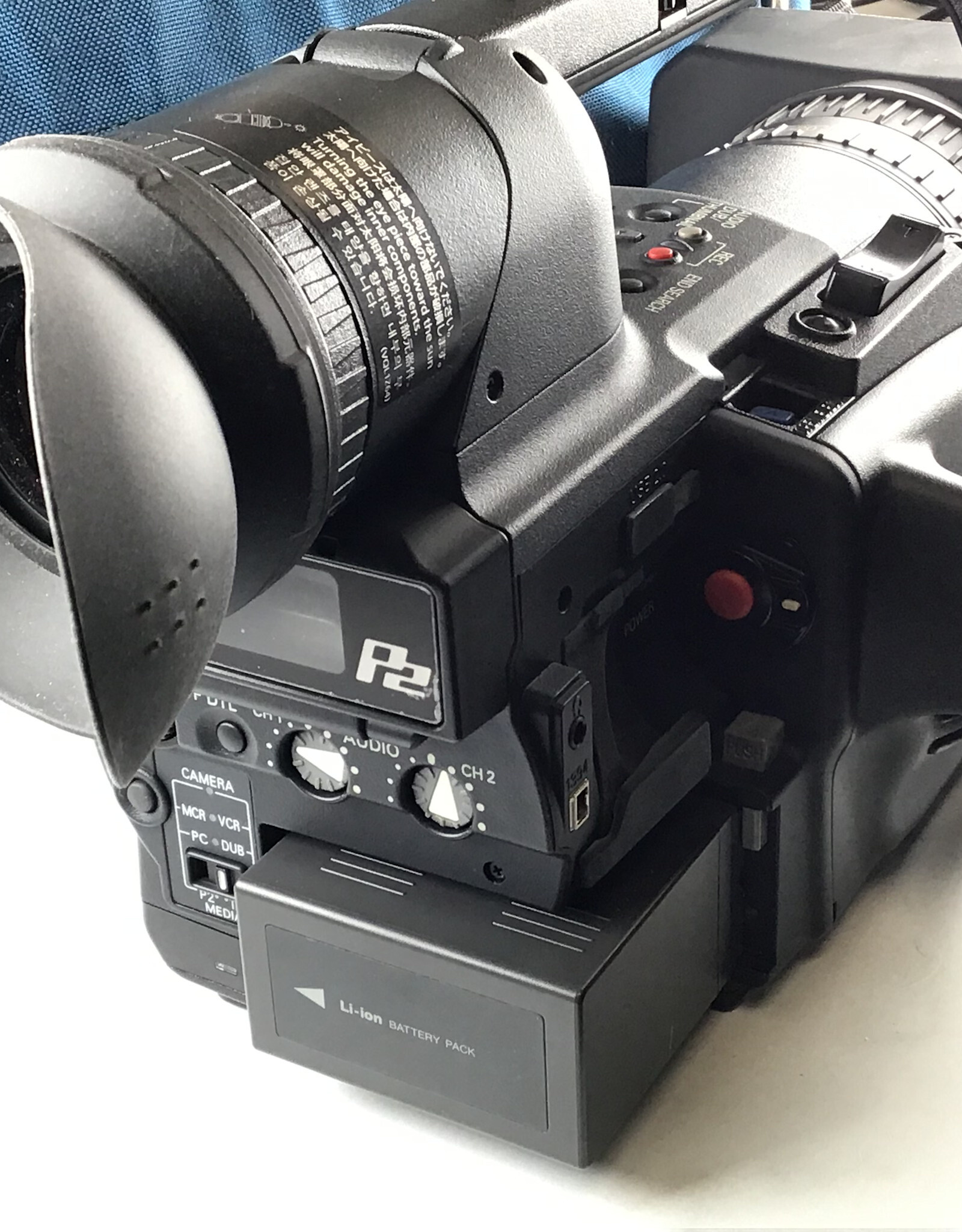 PANASONIC Panasonic AG-HVX205A Camcorder Outfit 23 Hours Used Good