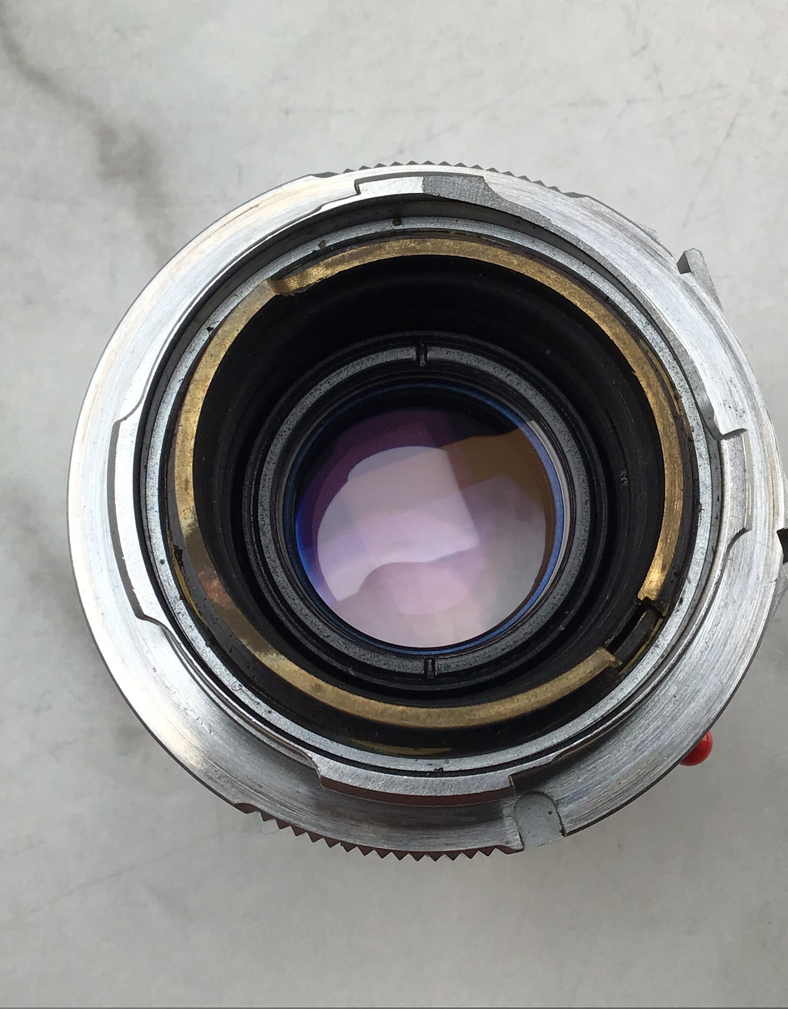 Leica Leica Summicron M 50mm f2 Dual Range Lens w/ Eyes, Case Used Good