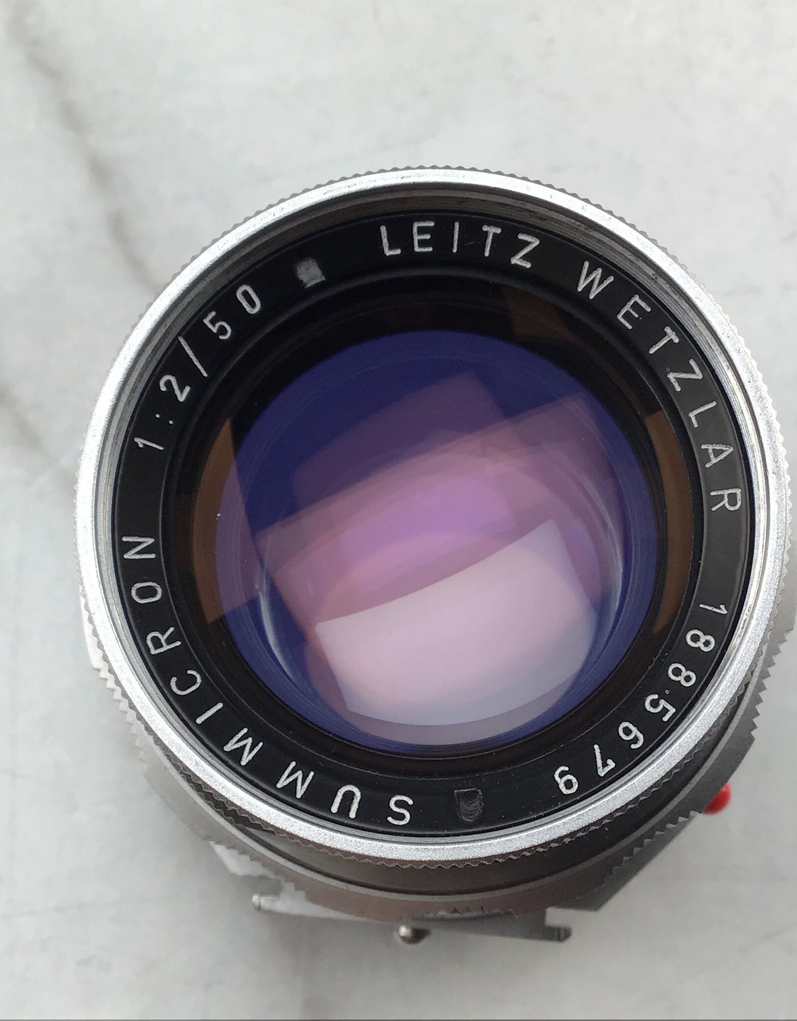 Leica Leica Summicron M 50mm f2 Dual Range Lens w/ Eyes, Case Used Good