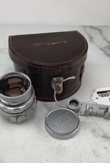 Leica Leica Summicron M 50mm f2 Dual Range Lens w/ Eyes, Case Used Good