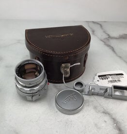 Leica Leica Summicron M 50mm f2 Dual Range Lens w/ Eyes, Case Used Good