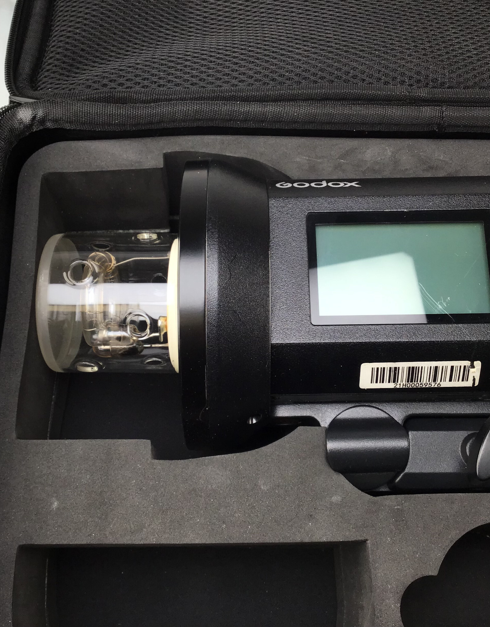 GODOX Godox AD400Pro Flash in Case, No Bulb Cover Used Good