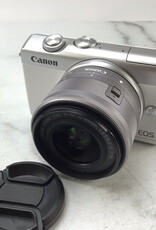 CANON Canon EOS M200 Camera White w/ 15-45mm No ChargerUsed Good
