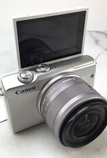 CANON Canon EOS M200 Camera White w/ 15-45mm No ChargerUsed Good
