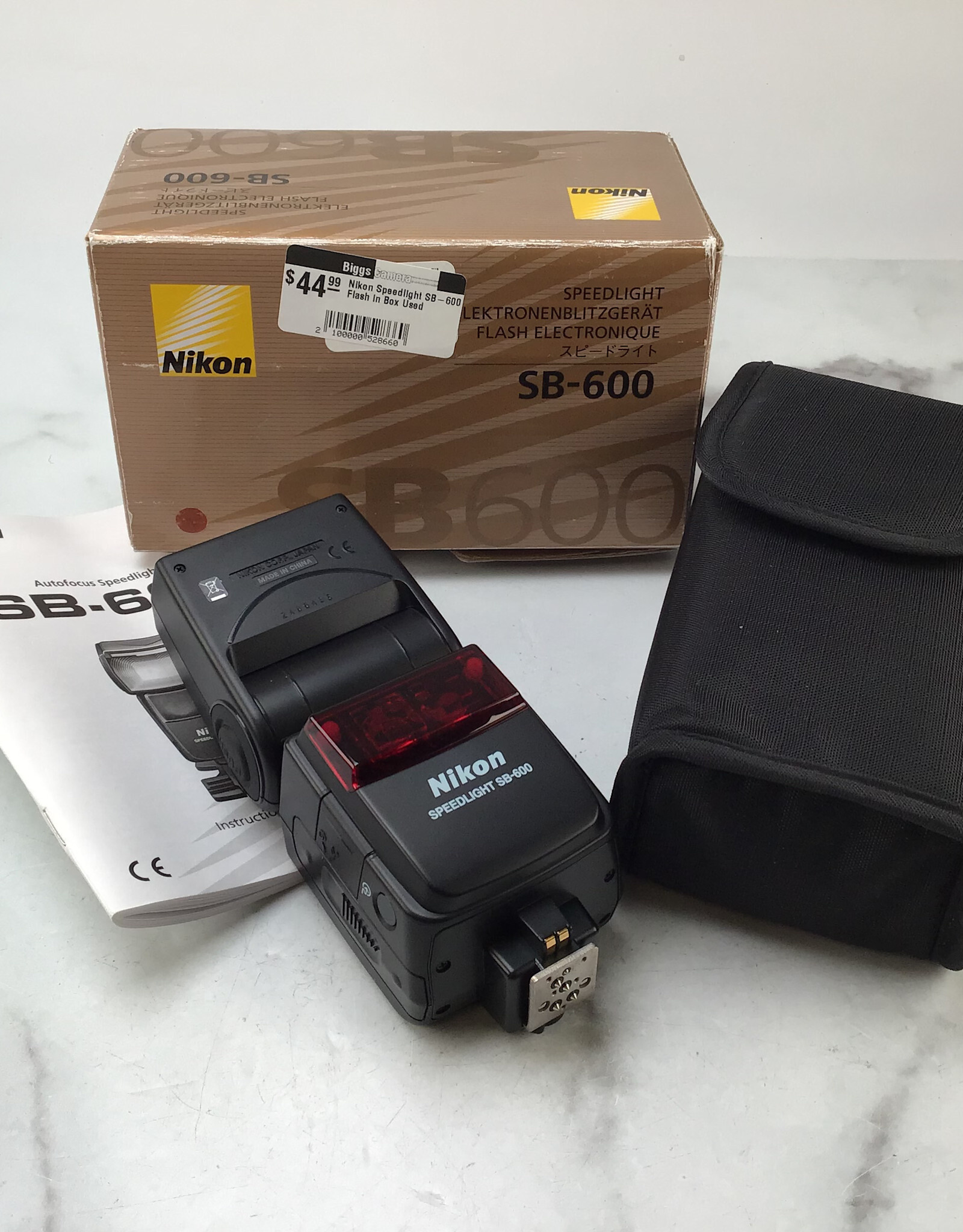 NIKON Nikon Speedlight SB-600 Flash in Box Used