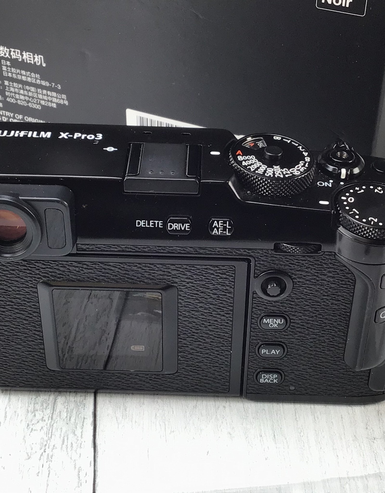 FUJI Fuji X-Pro 3 Black Camera in Box Used EX