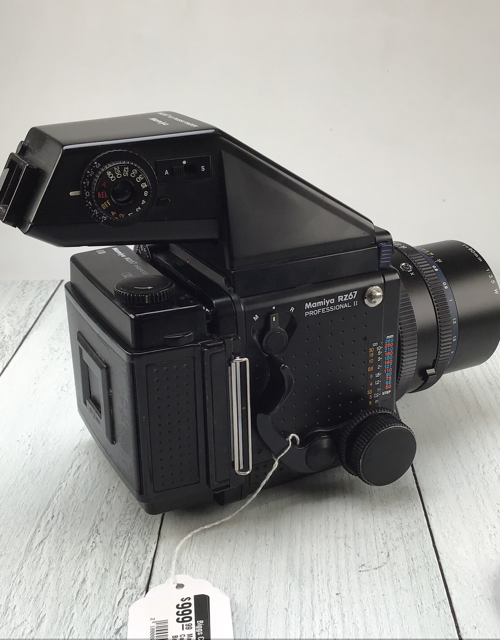 MAMIYA Mamiya RZ67 Pro II Camera w/ Finder, 120 Back, 90mm Used Fair