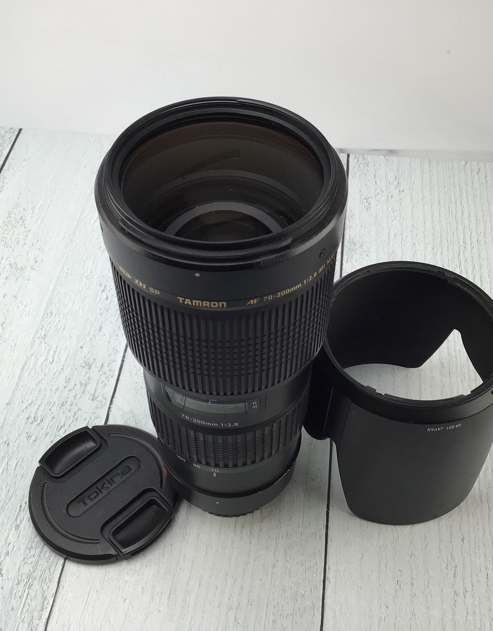 CANON Tamron SP DI 70-200mm f2.8 Lens No Tripod Collar for Canon EF Used Fair