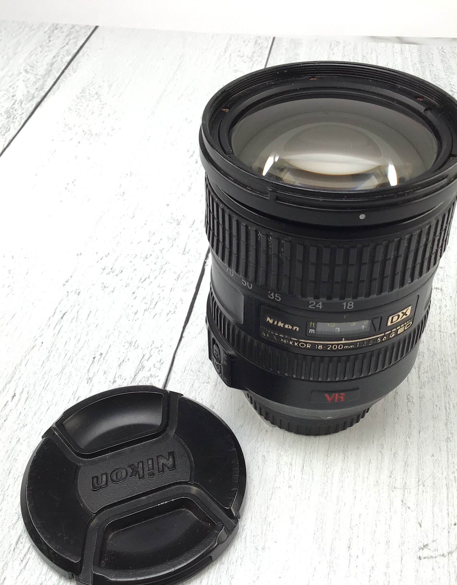 NIKON Nikon AF-S Nikkor 18-200mm f3.5-5.6 G VR Lens Used BGN