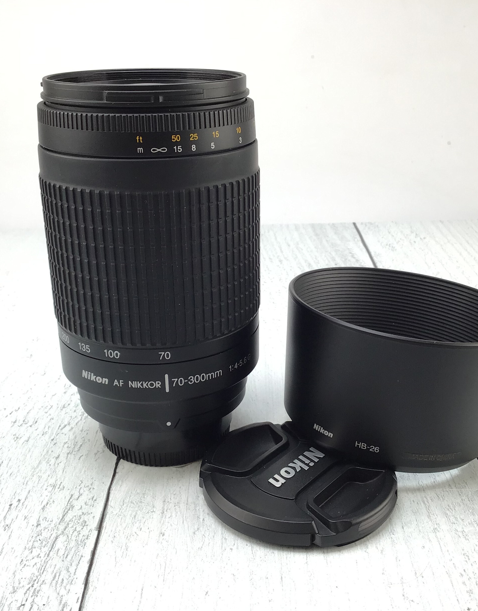 NIKON Nikon AF Nikkor 70-300mm f4-5.6 G Lens Used Good