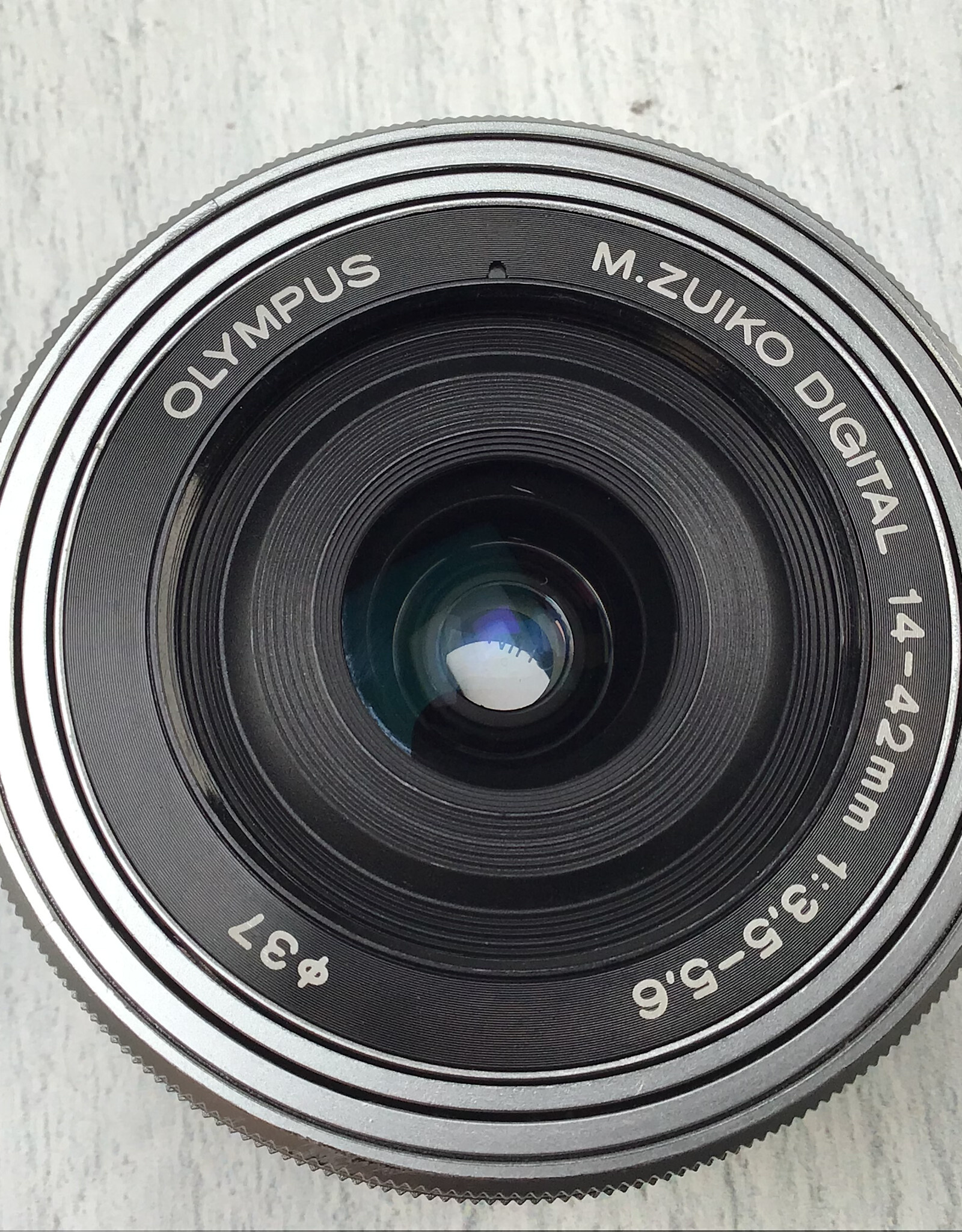 OLYMPUS Olympus 14-42mm f3.5-5.6 EZ Lens Silver Used Fair