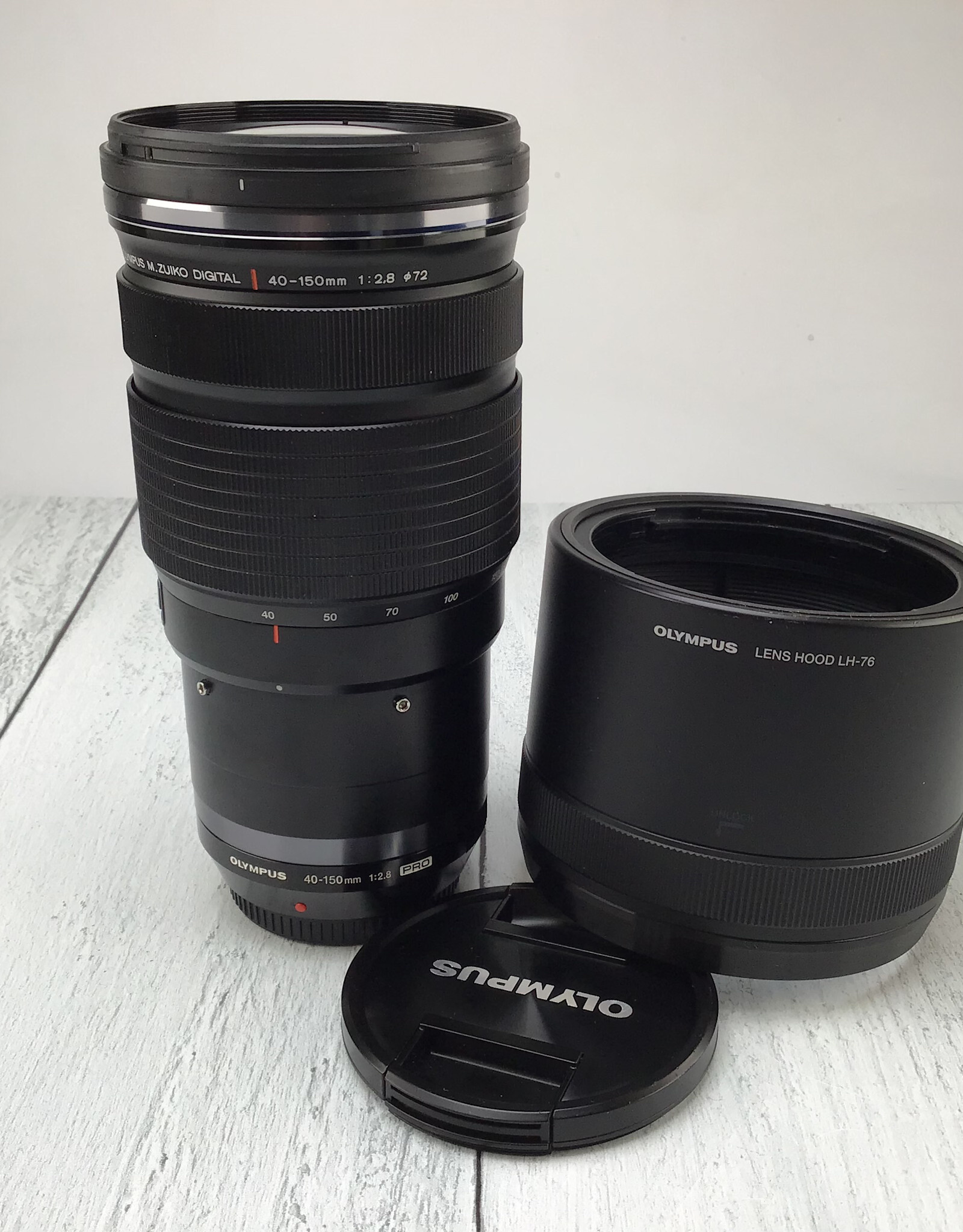 OLYMPUS Olympus 40-150mm f2.8 Pro Lens No Tripod Collar Used Good