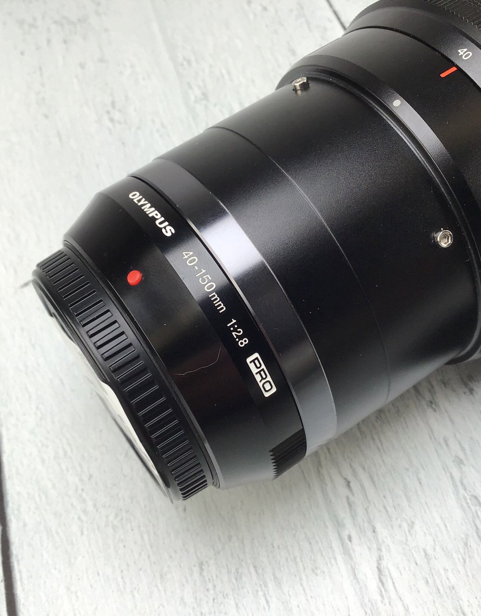 OLYMPUS Olympus 40-150mm f2.8 Pro Lens No Tripod Collar Used Good