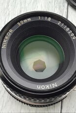 NIKON Nikon Nikkor 50mm f1.8 AI Lens Used Good