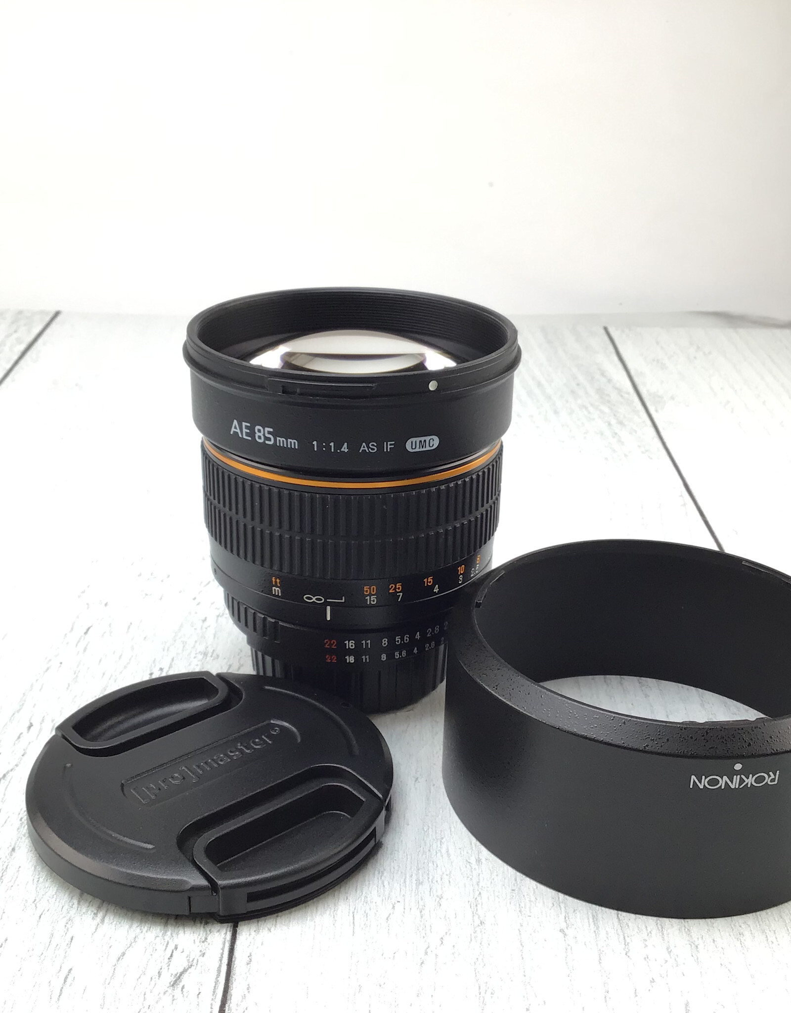 NIKON Rokinon AE 5mm f1.4 AS IF Lens for Nikon Used Good