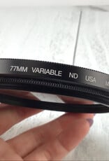 Tiffen 77mm Variable ND Filter in Case Used Good