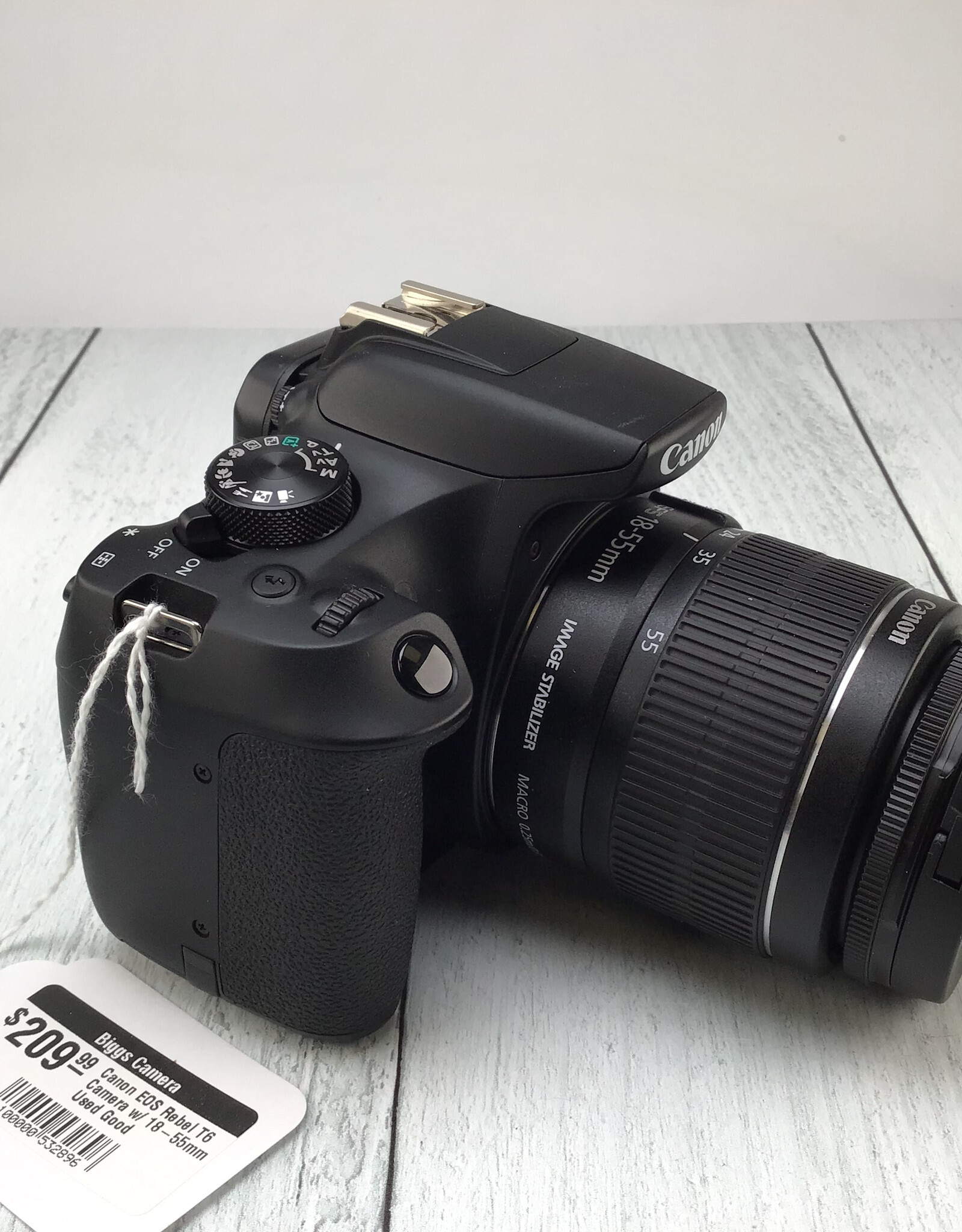 CANON Canon EOS Rebel T6 Camera w/ 18-55mm Used Good