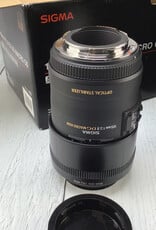 CANON Sigma 105mm f2.8 EX DG OS Macro Lens for Canon EF in Box Used Good