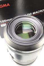 CANON Sigma 105mm f2.8 EX DG OS Macro Lens for Canon EF in Box Used Good