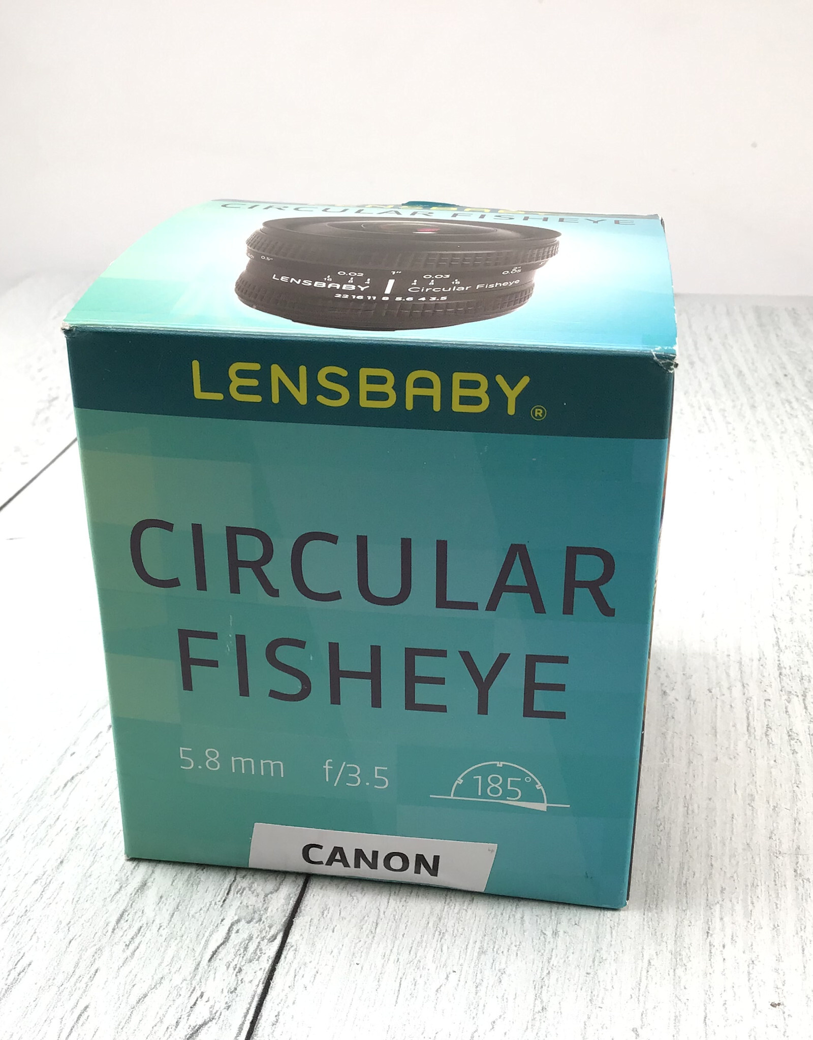 Lensbaby Lensbaby Circular Fisheye 5.8mm f3.5 Lens in Box for Canon EF Used Good