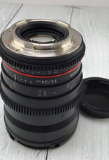 ROKINON Rokinon 24mm T 1.5 ED AS USM II Lens for Canon EF Used Good