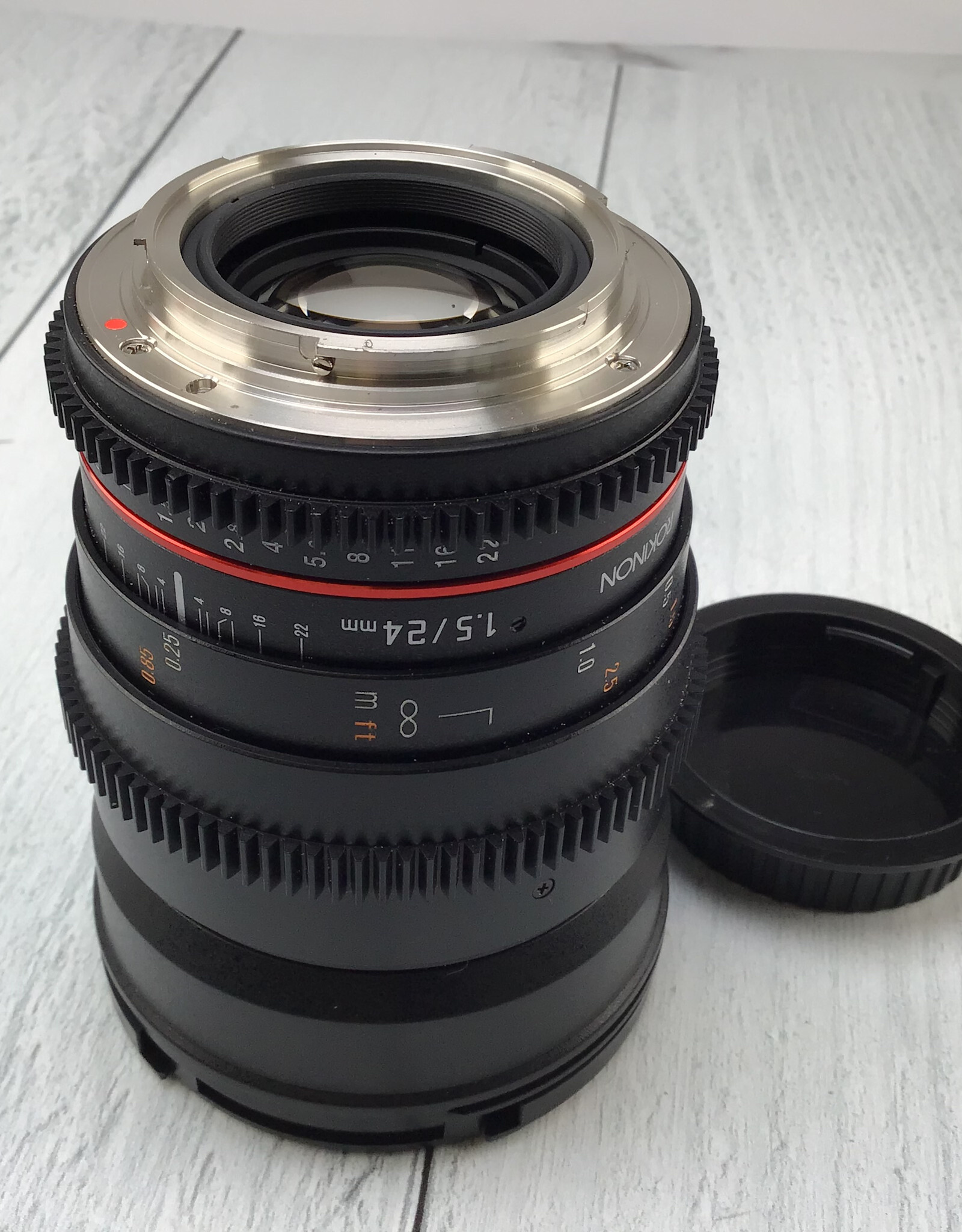 ROKINON Rokinon 24mm T 1.5 ED AS USM II Lens for Canon EF Used Good
