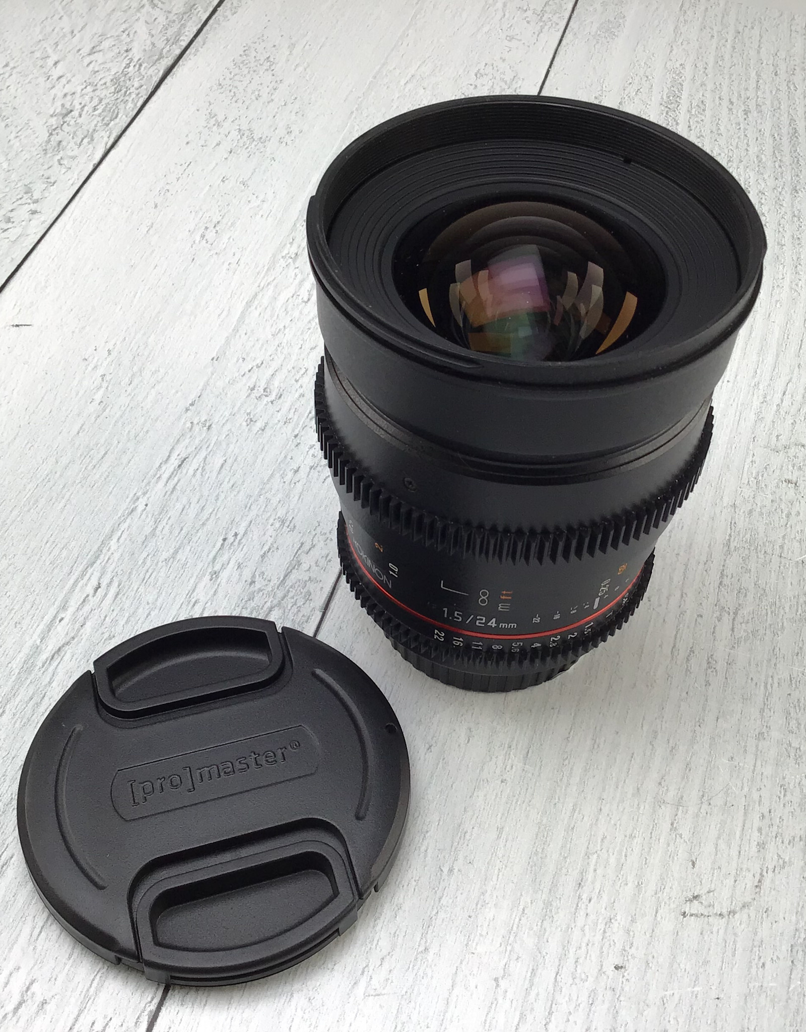 ROKINON Rokinon 24mm T 1.5 ED AS USM II Lens for Canon EF Used Good