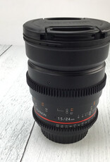 ROKINON Rokinon 24mm T 1.5 ED AS USM II Lens for Canon EF Used Good
