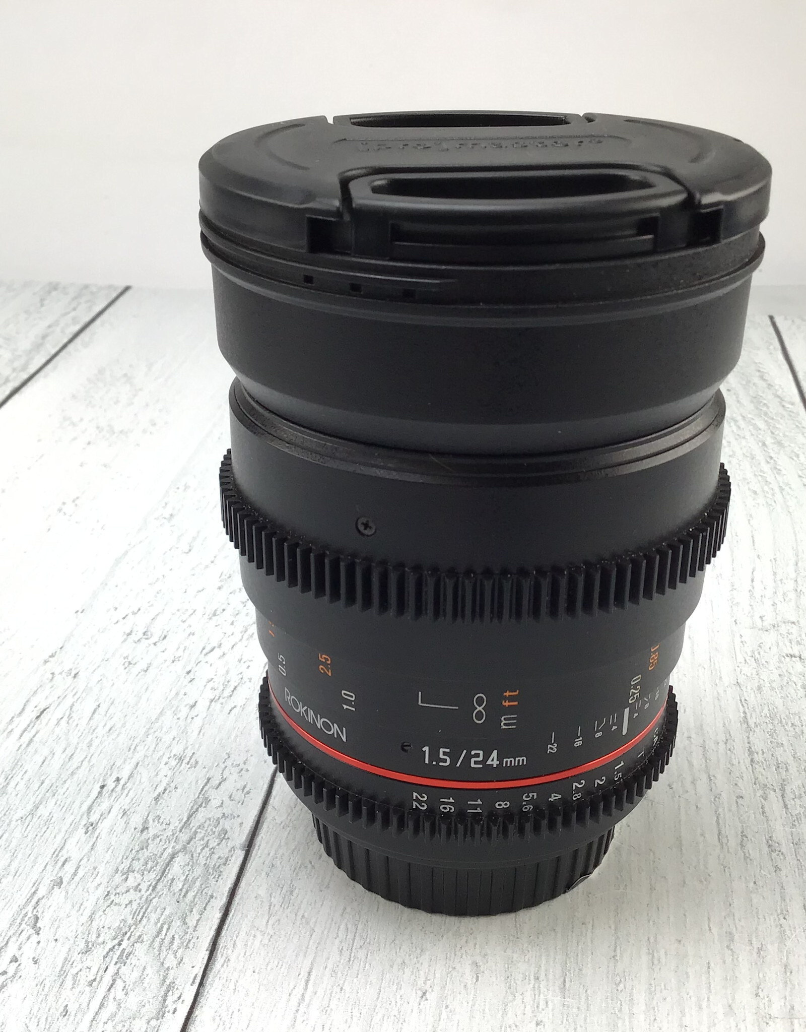 ROKINON Rokinon 24mm T 1.5 ED AS USM II Lens for Canon EF Used Good