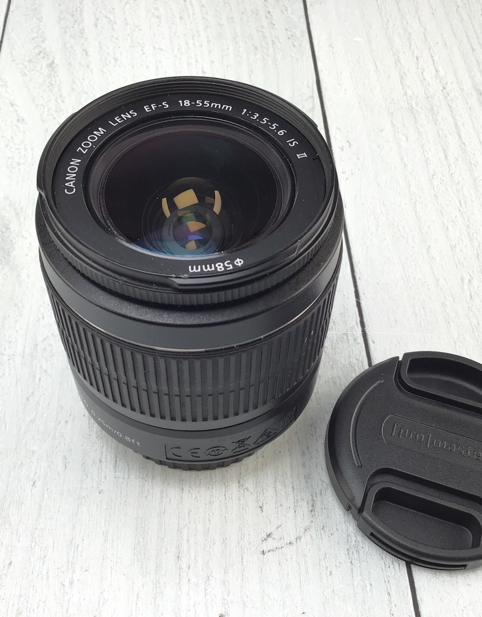 CANON Canon EF-S 18-55mm f3.5-5.6 IS II Lens Used Good