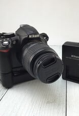 NIKON Nikon D3100 Camera w/ 18-55mm, Digipower Grip Used Fair