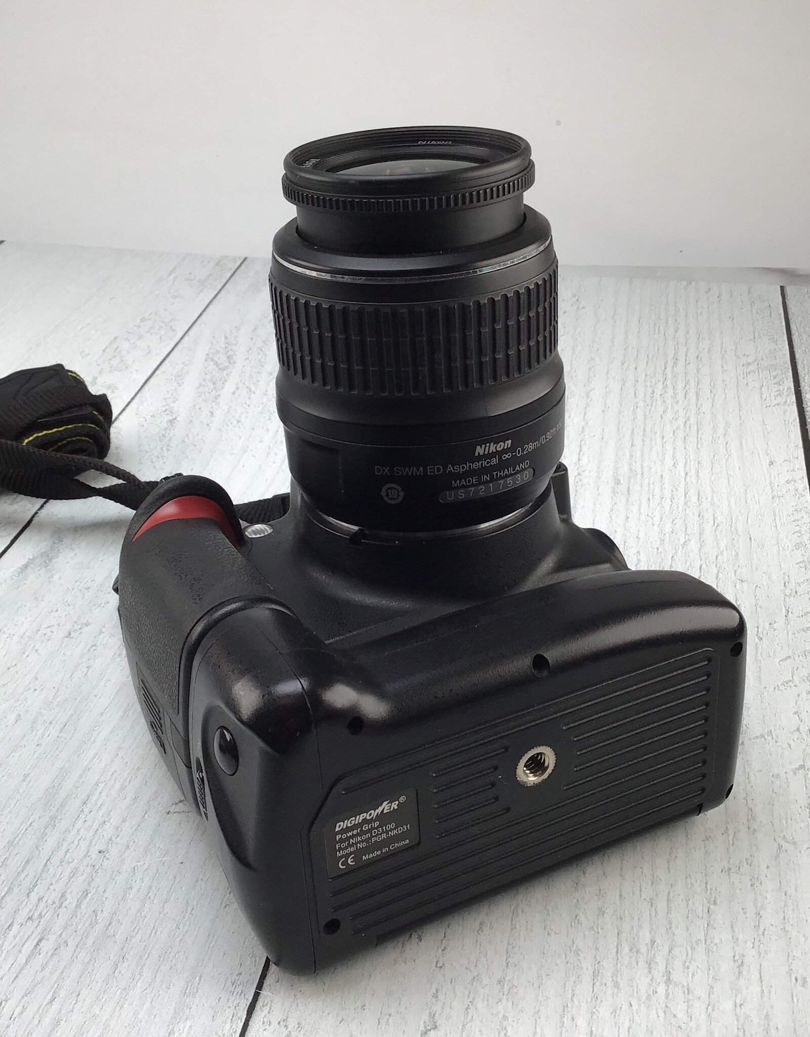 NIKON Nikon D3100 Camera w/ 18-55mm, Digipower Grip Used Fair