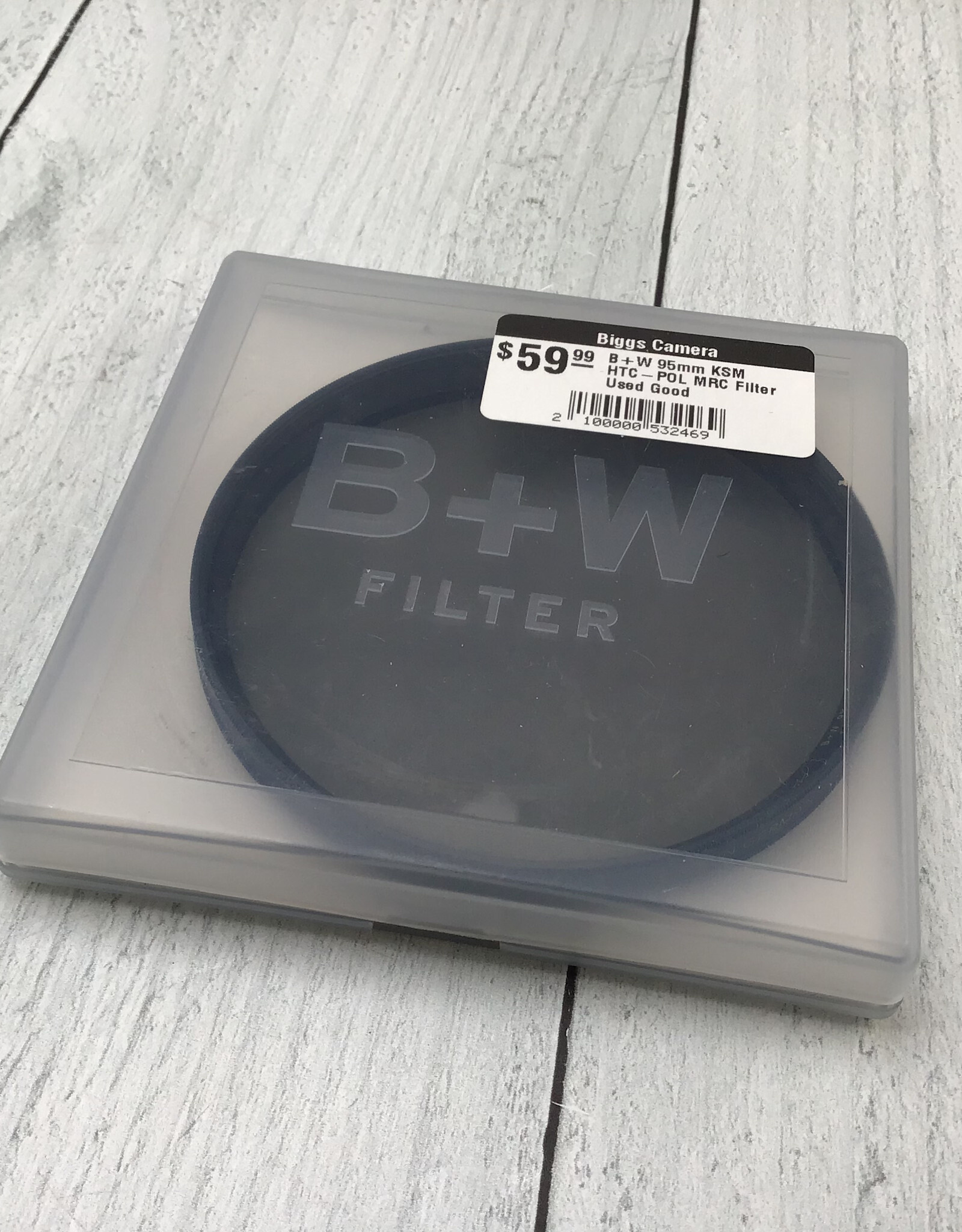 B+W B+W 95mm KSM HTC-POL MRC Filter Used Good