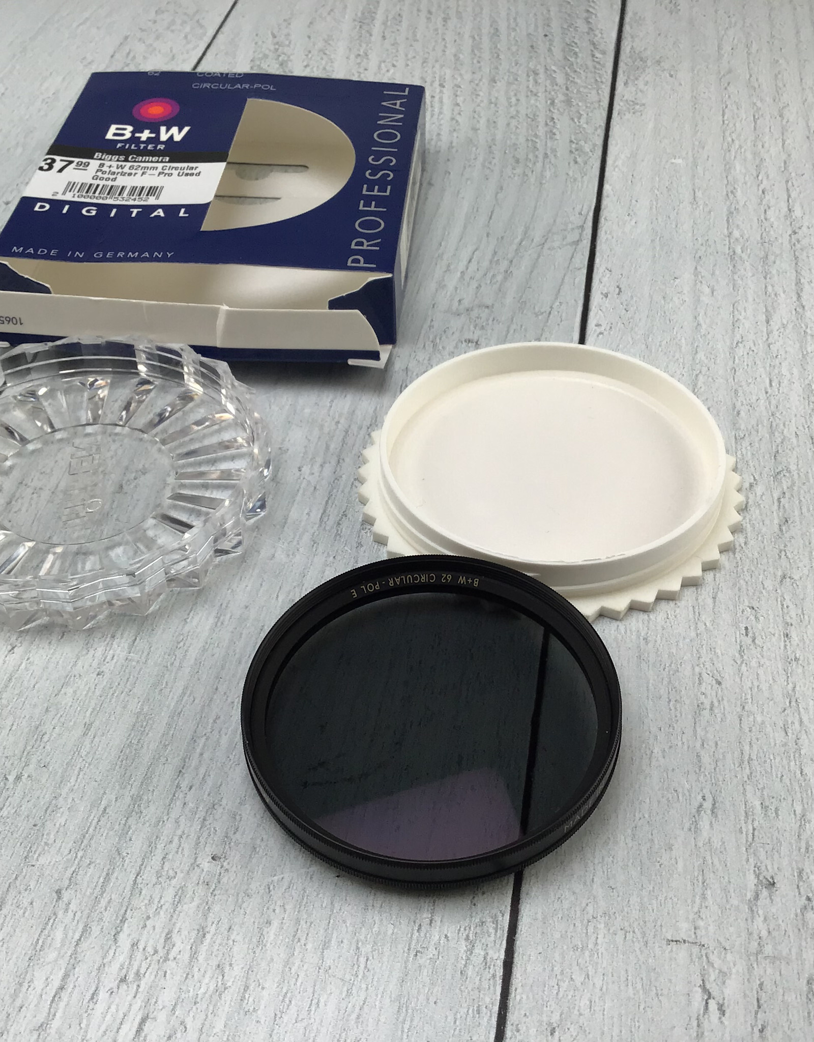 B+W B+W 62mm Circular Polarizer F-Pro Used Good