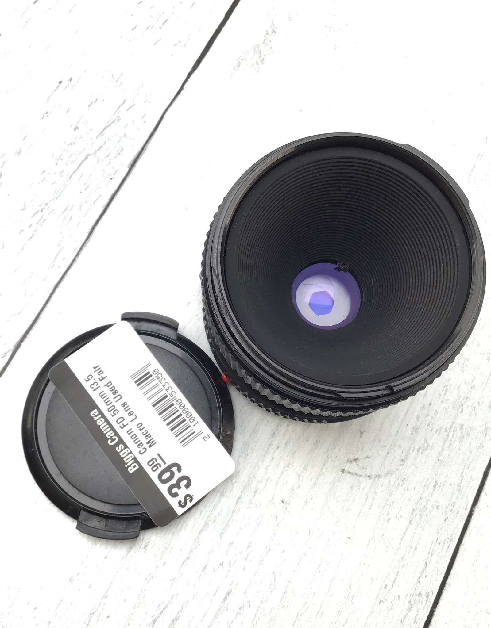 CANON Canon FD 50mm f3.5 Macro Lens Used Fair