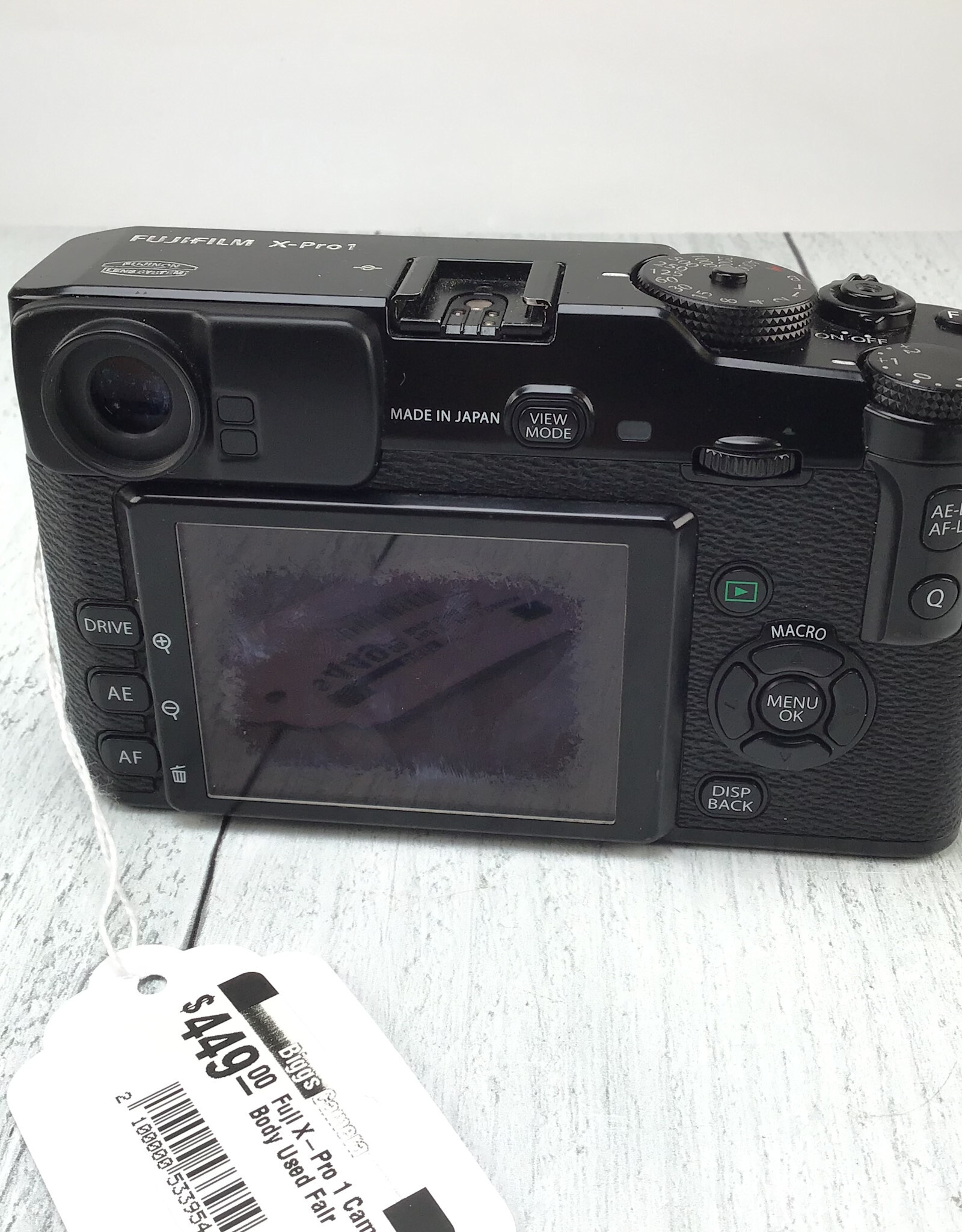 FUJI Fuji X-Pro 1 Camera Body Used Fair