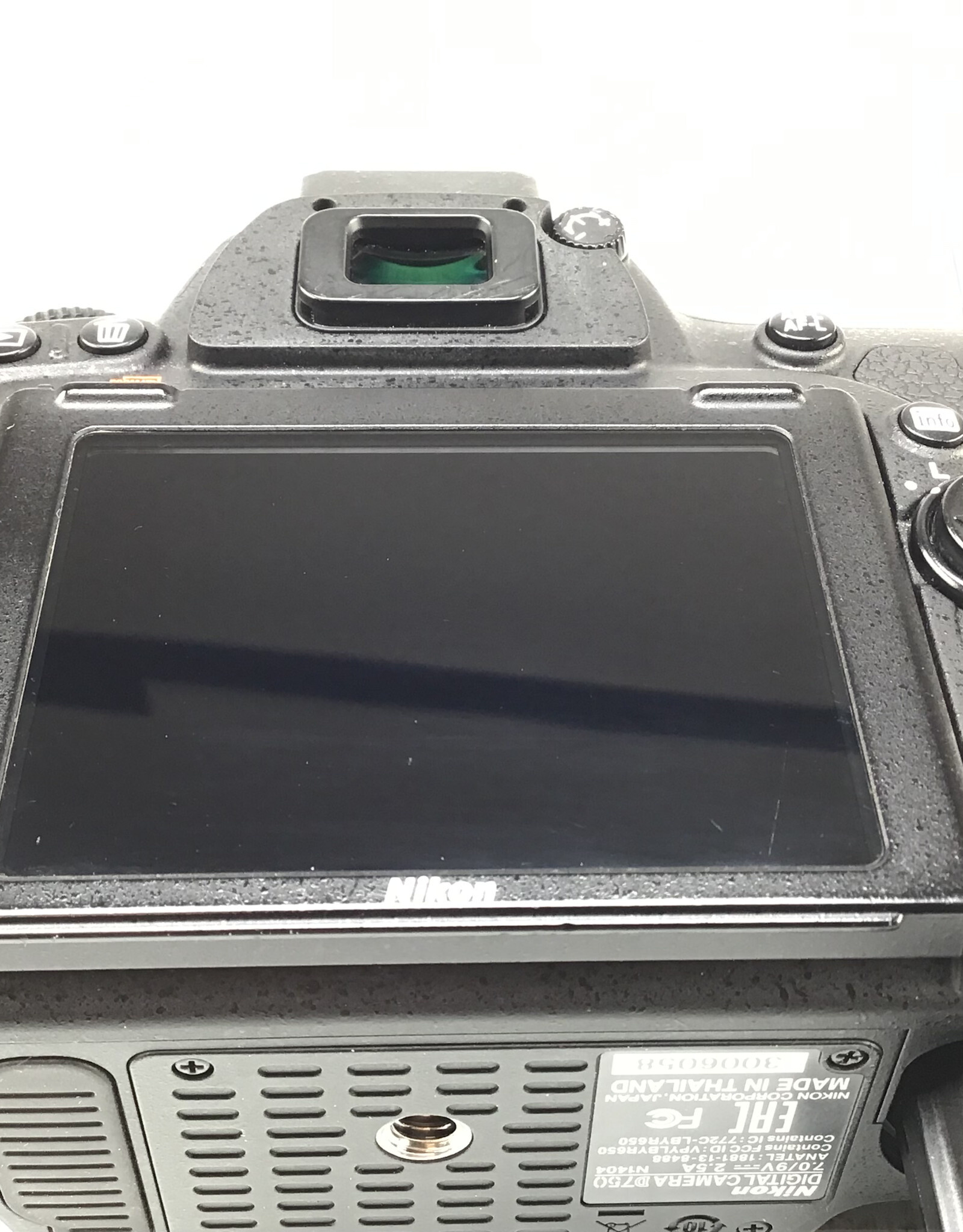 NIKON Nikon D750 Camera Body Shutter Count 187170 Used Fair