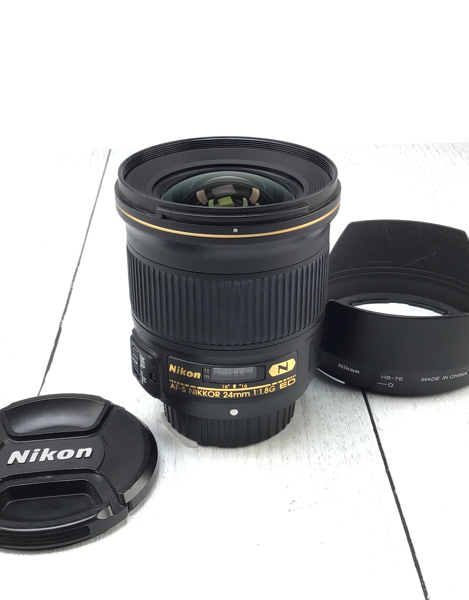 NIKON Nikon AF-S Nikkor 24mm f1.8 G Lens Used Good