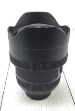 NIKON Sigma Art 12-24mm f4 DG Lens for Nikon w/ Case Used Good