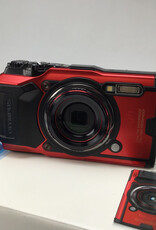 OLYMPUS Olympus Tough TG-6 Camera Red in Box Used Good