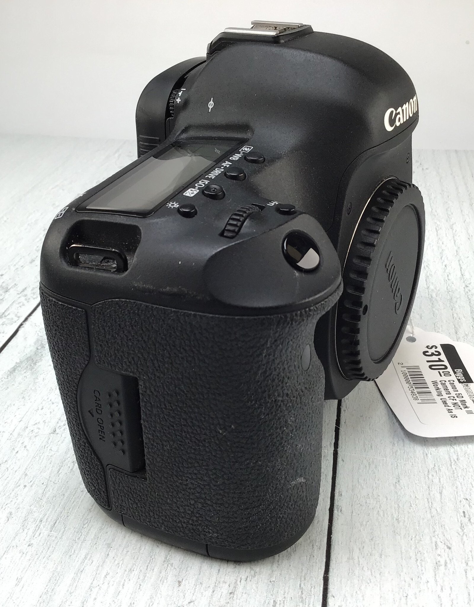 CANON Canon 5D Mark III Camera CF NOT Working Used As IS