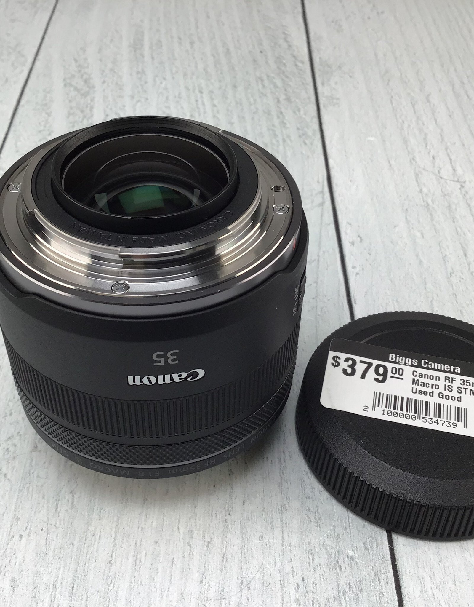 CANON Canon RF 35mm f1.8 Macro IS STM Lens Used Good